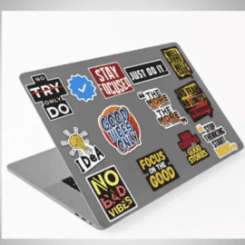 Custom Laptop Stickers
