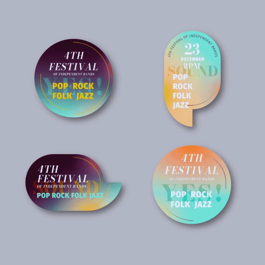 Dome Stickers