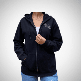 Embroidered Zipper Hoodies