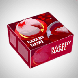 Multicolour Printed Cake Boxes