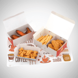 Multicolour Printed Food Boxes