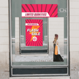 Stick-On Vinyl Posters