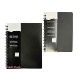 Black leatherette wiro diary b5