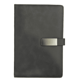 Rectangle buckle diary (Black)