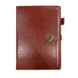Round buckle diary