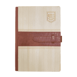 wooden theme with brown strap Diary